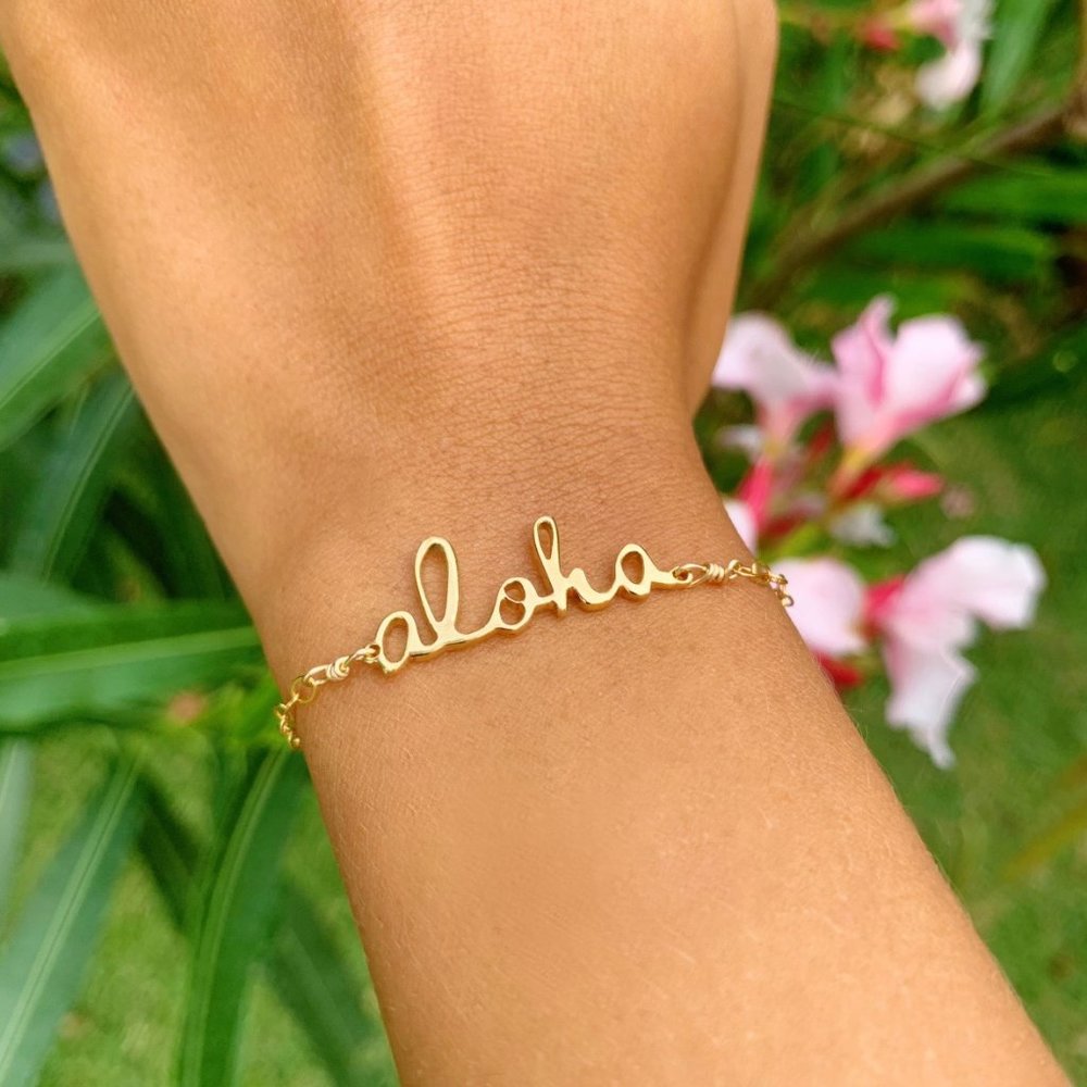 Simply Aloha Chain Bracelet